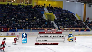 Skautafelag Akureyrar vs. KHL Sisak - 2023 IIHF Continental Cup Group A