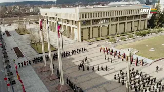 Trijų Baltijos valstybių vėliavų pakėlimo ceremonija Nepriklausomybės aikštėje | 2021-03-11