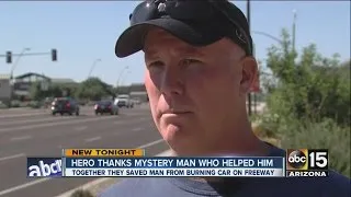 Valley hero thanks mystery man who helped him