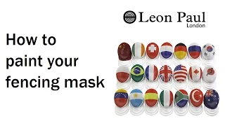 Leon Paul - How to paint your fencing mask