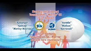 Zhetysu-Zhastar VC - Zhaiyk VC. High League (men). 1st tour. Kazakhstan's Championship
