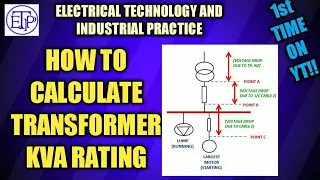 Transformer KVA rating calculation|Transformer Sizing|How to calculate transformer kVA