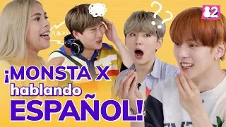 Comunicación descompuesta entre latinas y coreanos I Teléfono descompuesto w/ MONSTA X