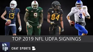 UDFA Tracker: The Top Undrafted Free Agent Signings After The 2019 NFL Draft