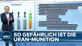 UKRAINE-KRIEG: Uranmunition – extrem effektiv und höchst umstritten | WELT Thema