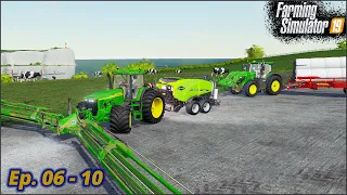 Sandy Bay🔹Ep. 06 - 10🔹TWO HOURS of FARMING & MUSIC🔹Farming Simulator 19