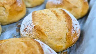 Easy Bread Recipe. After this recipe, you will no longer buy bread from outside. It's amazing.