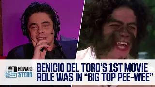 How Benicio Del Toro Got His 1st Movie Role in “Big Top Pee-Wee” (2010)