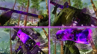 DARK AETHER CAMO ON EVERY SEASON ONE DLC GUN! WAKIZASHI, MAC 10 & STREETSWEEPER