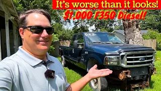 I Bought the Cheapest Diesel Truck I Could Find! 99 Ford F350 7.3L PowerStroke!