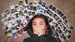 i tried taking 100 polaroids in ONE DAY