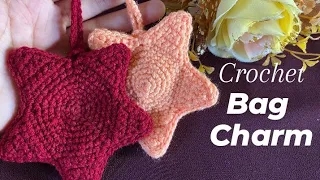 Beautiful Crochet Bag Charm #crochet  #trending #art