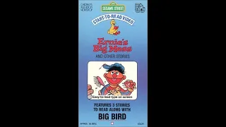 Sesame Street Start-to-Read Video: Ernie's Big Mess 1987 VHS (RD)