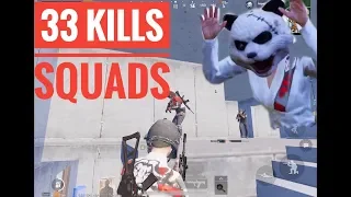 Panda Pubg Mobile - 33 Kills New Season Random Squads