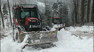 Zetor Proxima 8441 UKT, Case 85 Farmall UKT, Zetor 7340 Turbo UKT //Zima// (Ťažká práca v lese)