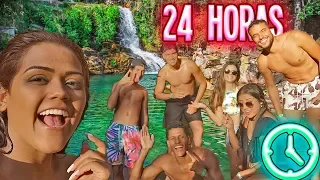 24 HORAS NA CACHOEIRA !!! (CHALLENGE)