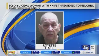 ECSO: Suicidal woman with knife threatened to kill child