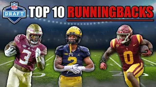 The 10 Best Runningbacks in the 2024 NFL Draft