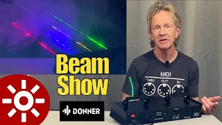 Laser+Fog=Simple Beam Show!