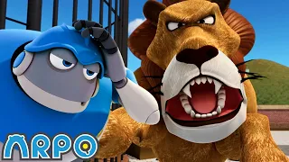 At the Zoo | ARPO The Robot | Full Episodes | Baby Compilation | Funny Kids Cartoons