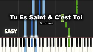 Derek-Jones - Tu Es Saint & C'est Toi | EASY PIANO TUTORIAL BY Extreme Midi