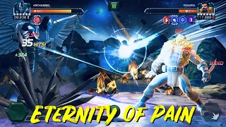 Archangel Solos Eternity of Pain Kraven - Week 2! X-Force Objective! - Marvel Contest Of Champions