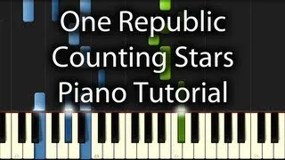 OneRepublic Counting Stars Tutorial (How To Play On The Piano)