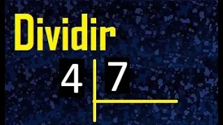 dividir 4 entre 7