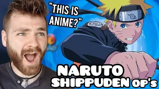 First Time Reacting to "NARUTO SHIPPUDEN Openings (1-20)" | Non Anime Fan!