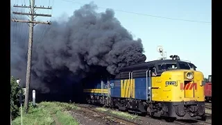 Crazy Cold Start Diesel Locomotive Engines and Sound I ALCO LOCO