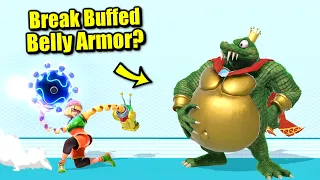 Who Can Break King K. Rool's BUFFED Belly Armor in One Hit in Super Smash Bros. Ultimate?