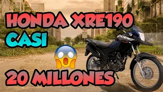 Honda XRE 190 DLX - ¿Por que Subió tanto? Vale la Pena Casi 20 Millones 💵