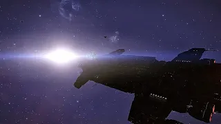 Victory class carrier departure to Norn - Elite dangerous