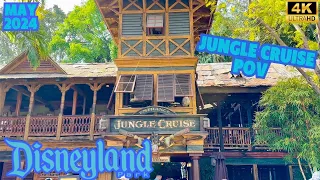 Disneyland Jungle Cruise Ride POV- Disneyland 2024 in 4K