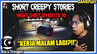 *SERAM!* "KERJA SHIFT MALAM DALAM ROBLOX!!" || Night Shift on Route 90 [Pok Ro] (Malaysia)