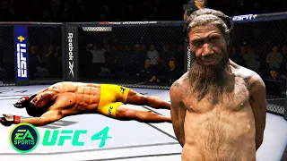 UFC4 Bruce lee vs Old Pimitive Man EA Sports UFC 4 PS5