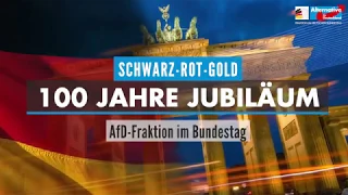 Jubiläum: 100 Jahre schwarz-rot-gold! - AfD-Fraktion im Bundestag