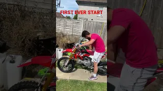 140 PIT BIKE FIRST START!! BRAND NEW OUT THE BOX!!