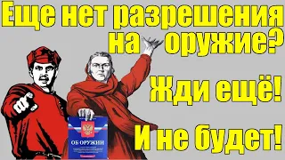 А ты получил разрешение на оружие? Возможно уже не получишь!