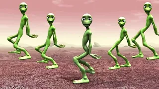 Dame tu Cosita - El Chombo Green Alien Funny Alien Dance Alien Dance Cosita ( Cosita Parody )