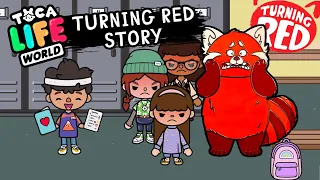 TURNING RED STORY in TOCA LIFE WORLD ►Toca Boca and Disney Pixar