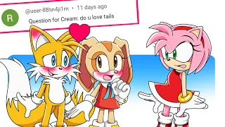 Cream Loves Tails?! - Amy, Cream and Big Answer Your Questions - Team Rose Sonic Q&A