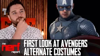 First Look At Marvel Avenger's Alternate Costumes - The Nerf Report