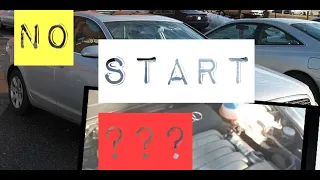 Diagnosing A No Start No Crank Issue on A 2007 Audi A6...Solved...