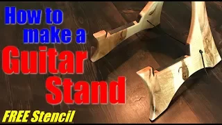 Woodworking: How to make a guitar stand