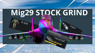 MY STOCK MIG29 GRIND EXPERIENCE | War thunder