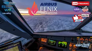 MSFS 2020 | VATSIM | FENIX V2 A320 |🛫KBOS/Boston Logan - EIDW/Dublin✈️ LONG HAUL