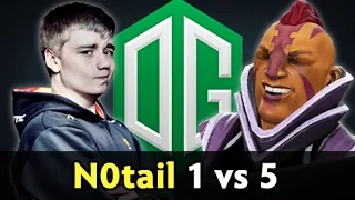 N0tail Anti-Mage 1 vs 5 — OG vs Faceless