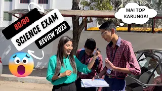 Students reacting to Science Exam 2023😂Class-10 🔥 Easy or tough✅ Out of Ncert?