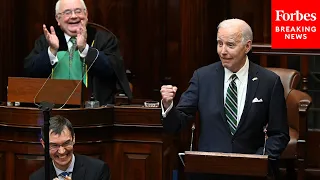 JUST IN: Biden Stresses Longtime Partnership In Speech To Oireachtas, Ireland's Bicameral Parliament